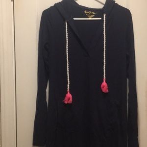 Lily Pulitzer Hooded Long Sleeve Dress